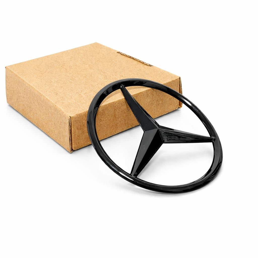 LOGO DE COFFRE NOIR COMPATIBLE POUR MERCEDES CLASSE C / A / CLA / E