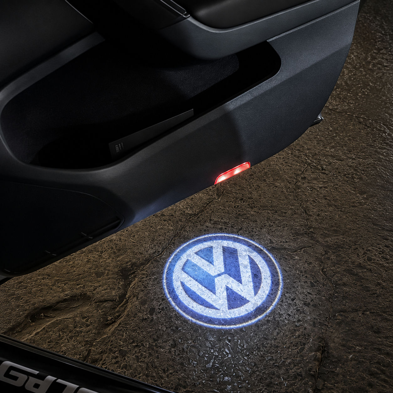 PROJECTEUR LOGO DE PORTE DEUX PIÈCES ,COMPATIBLE POUR VOLKSWAGEN.