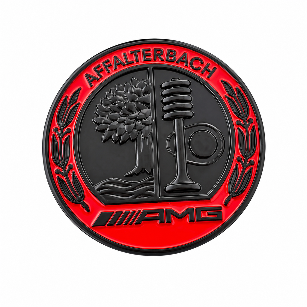 Logo capot AMG en métal - compatible Mercedes