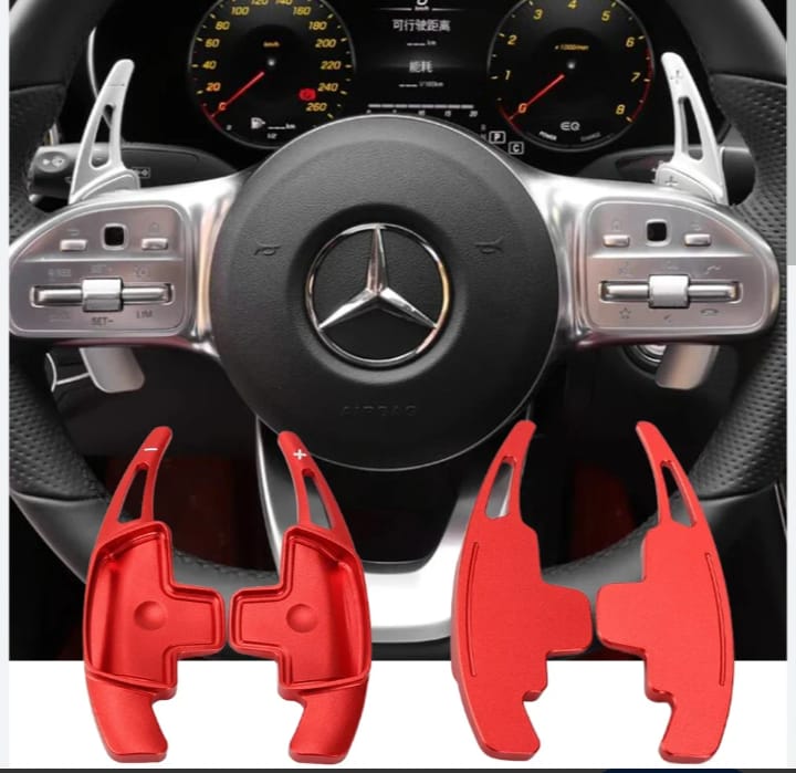 EXTENSION PALETTE DE VOLANT EN MÉTAL COMPATIBLE MERCEDES